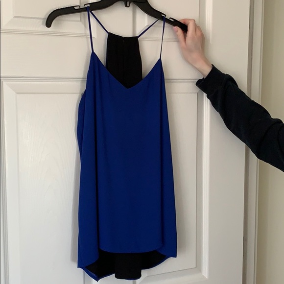 Express Tops - Express Royal Blue/Black reversible tank